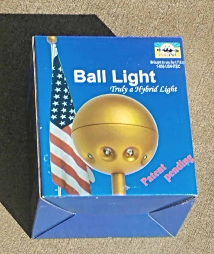 LED Flagpole Ball Light